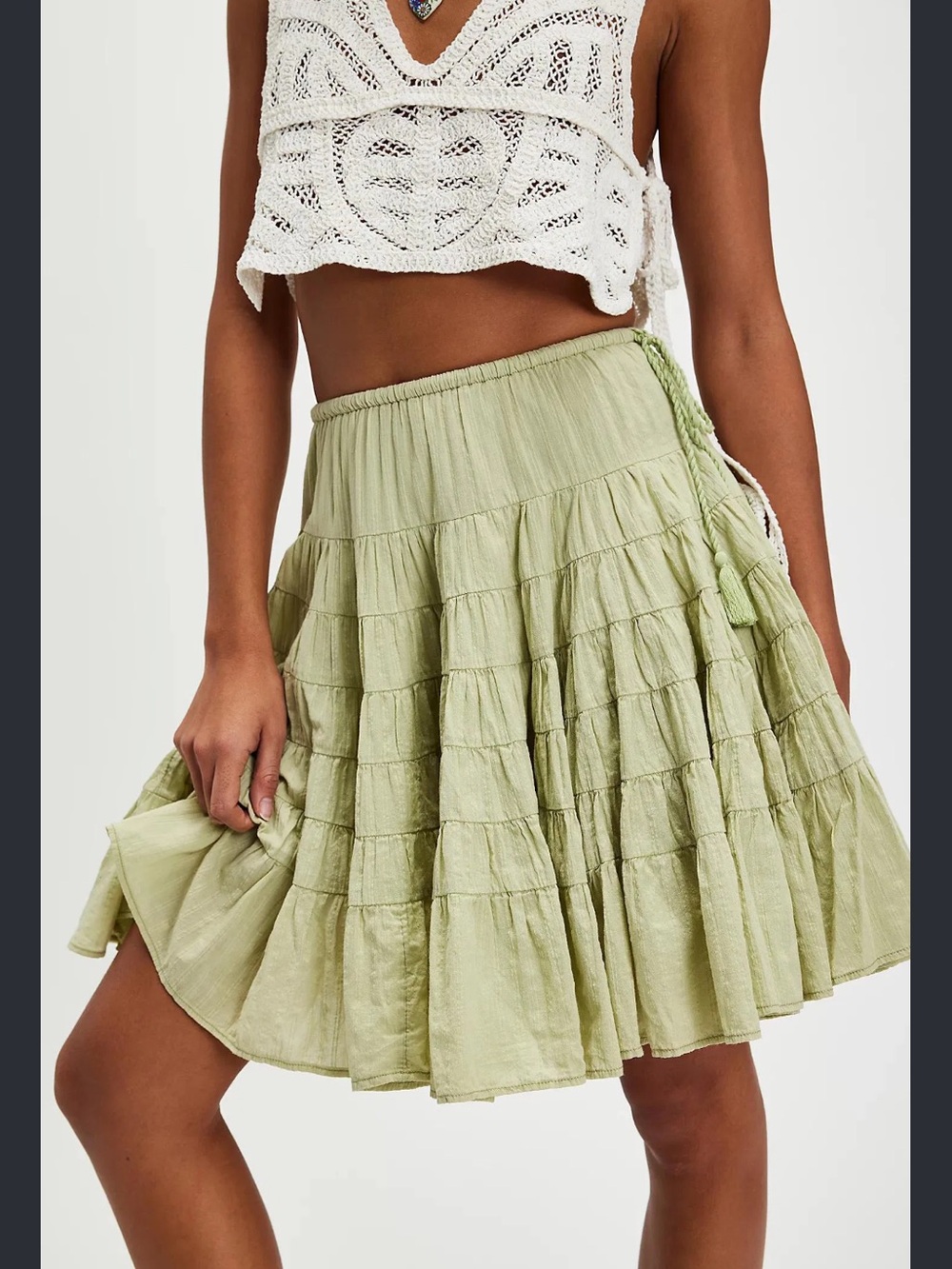 NWT Free People Many Layer Skirt